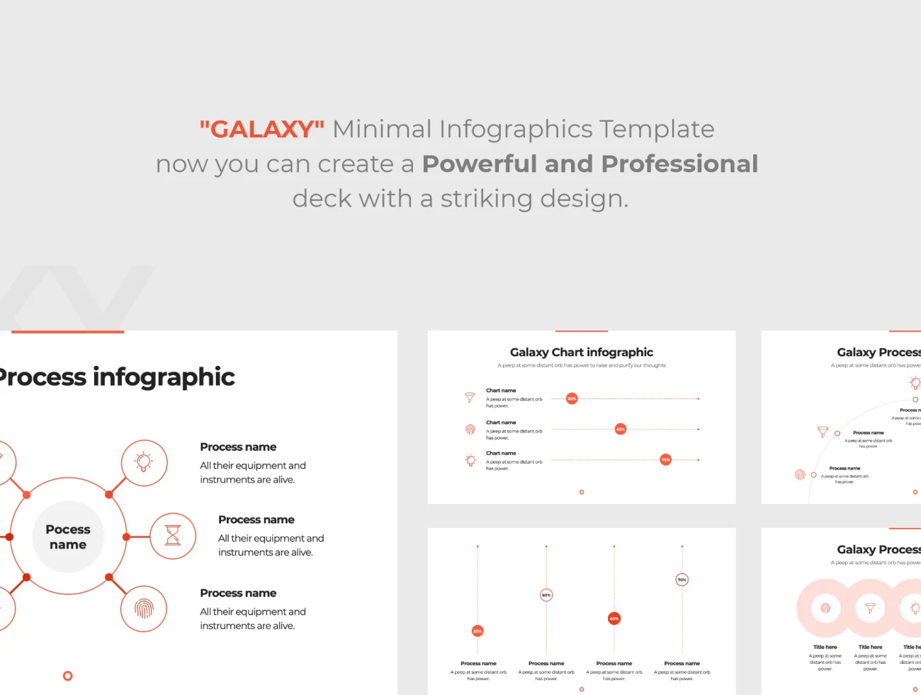 GALAXY Infographics 3000多款信息图图标100套数据展示PPT模版-PPT素材-到位啦UI