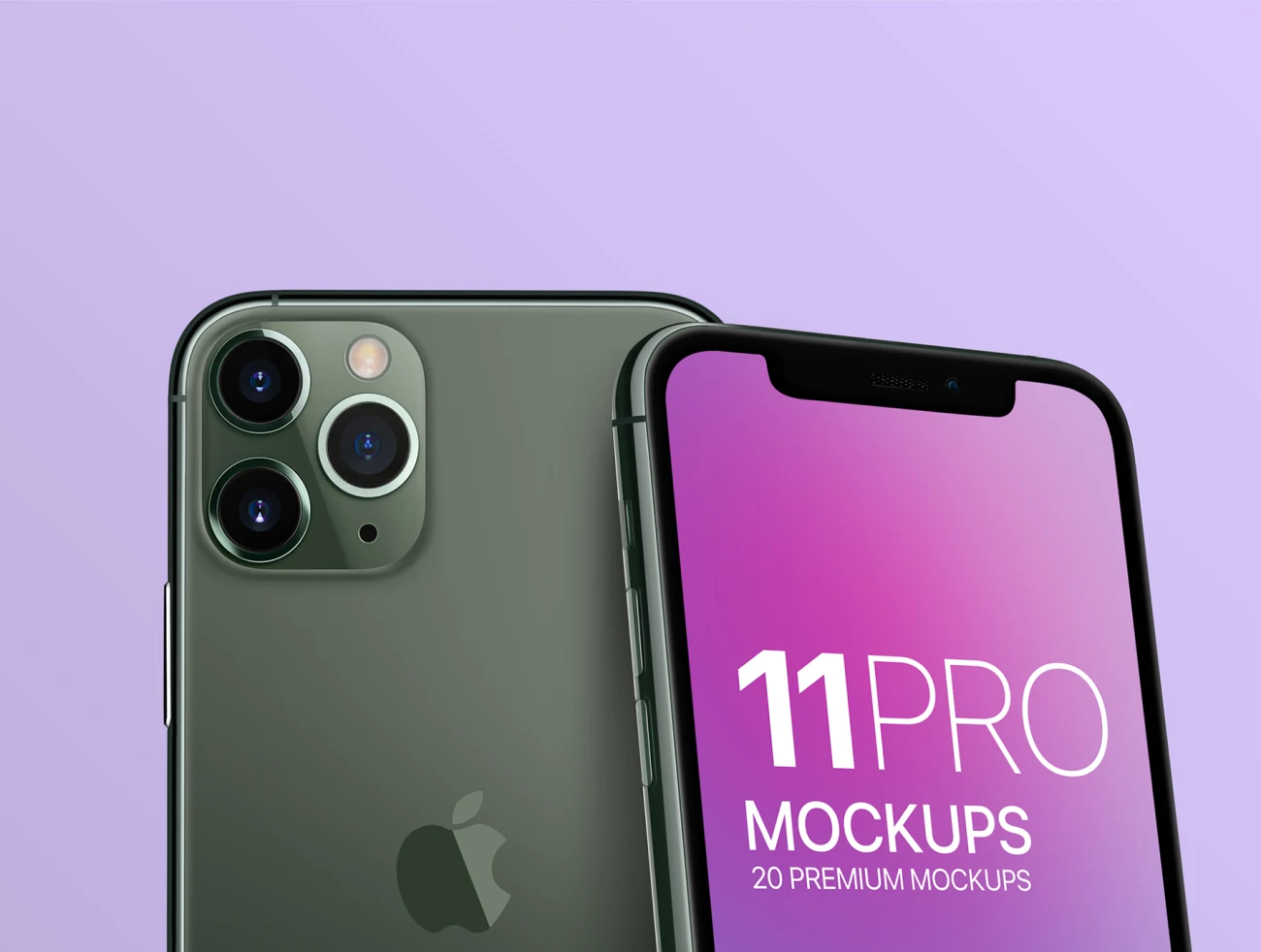 20 Mockups of iPhone 11 Pro 20个实体样机模型-产品展示、优雅样机、办公样机、实景样机、手机模型、样机、苹果设备-到位啦UI
