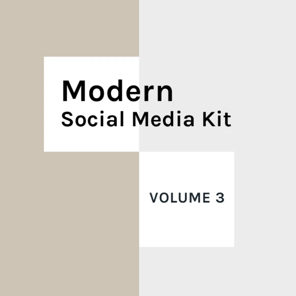 Modern Social Media Kit (Vol. 3) 现代社交媒体工具包-第3卷