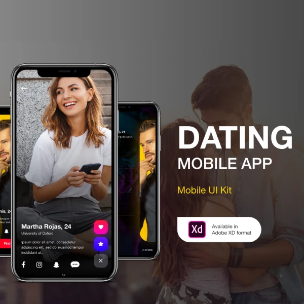 Dating Application UI Kit 约会app应用UI套件