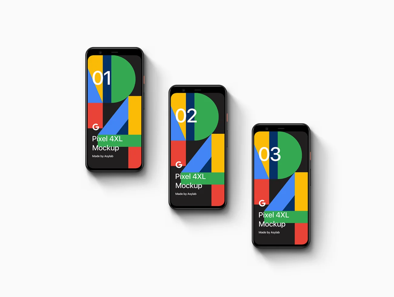 Google Pixel 4 20 Mockups Part 1 谷歌像素4手机 20款智能样机模型-产品展示、优雅样机、办公样机、实景样机、手机模型、样机、简约样机-到位啦UI