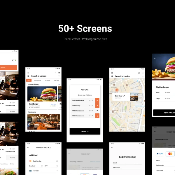 Restaurant Finder App 餐厅查找app应用