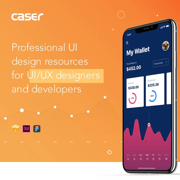 Caser UI Kit 手机应用套件万用包