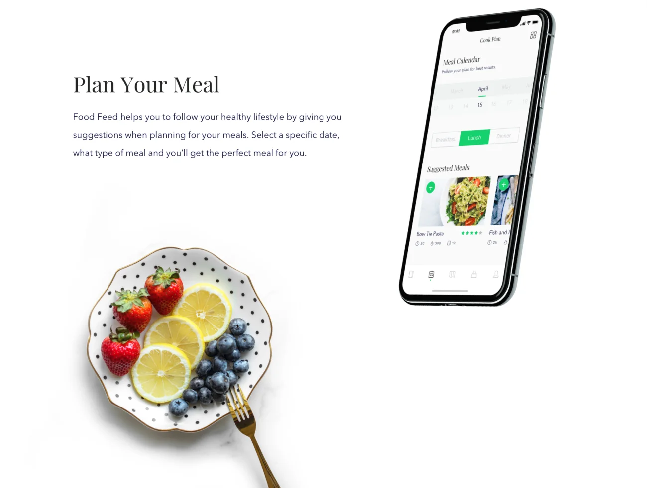 Food Feed UI Template 餐饮外卖实物配送应用用户界面模板-UI/UX-到位啦UI