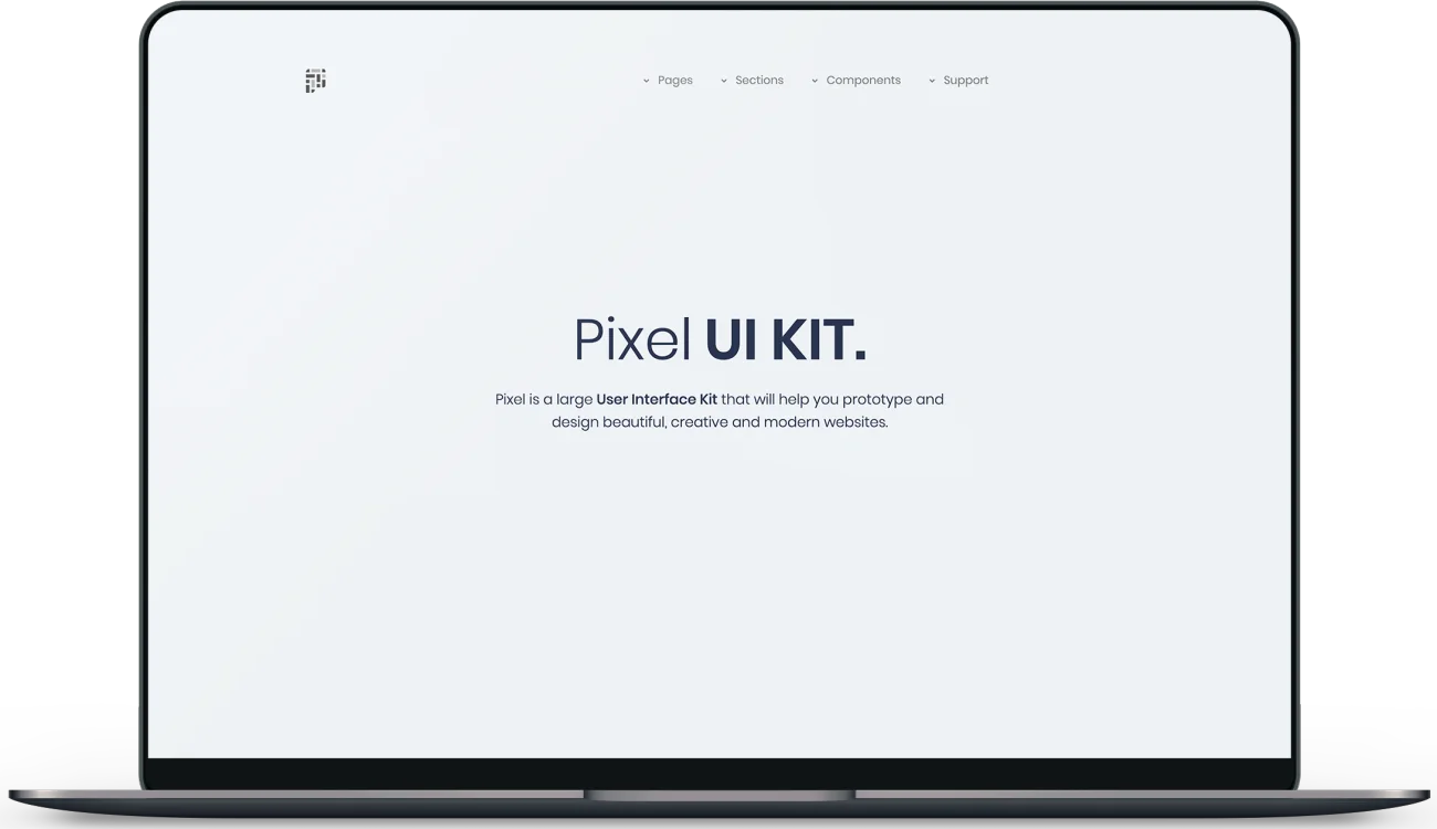Pixel PRO Advanced Bootstrap 4 UI Kit 高级注重用户体验web界面设计套件-UI/UX、ui套件、主页、列表、博客、卡片式、图表、应用、数据可视化-仪表板、源码、网站、网购、表单-到位啦UI
