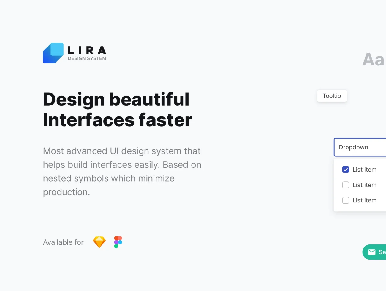Lira Design System 设色大气设计系统-ui套件、介绍、列表、卡片式、应用-到位啦UI