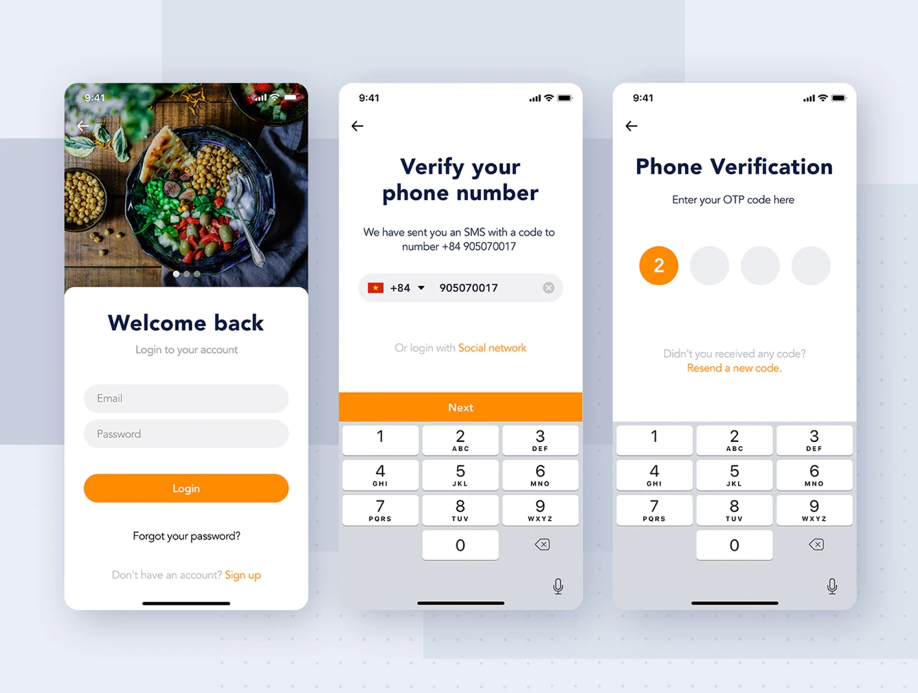 Fozzi - Food Delivery mobile app UI Kit 食品配送移动app应用UI套件-UI/UX-到位啦UI