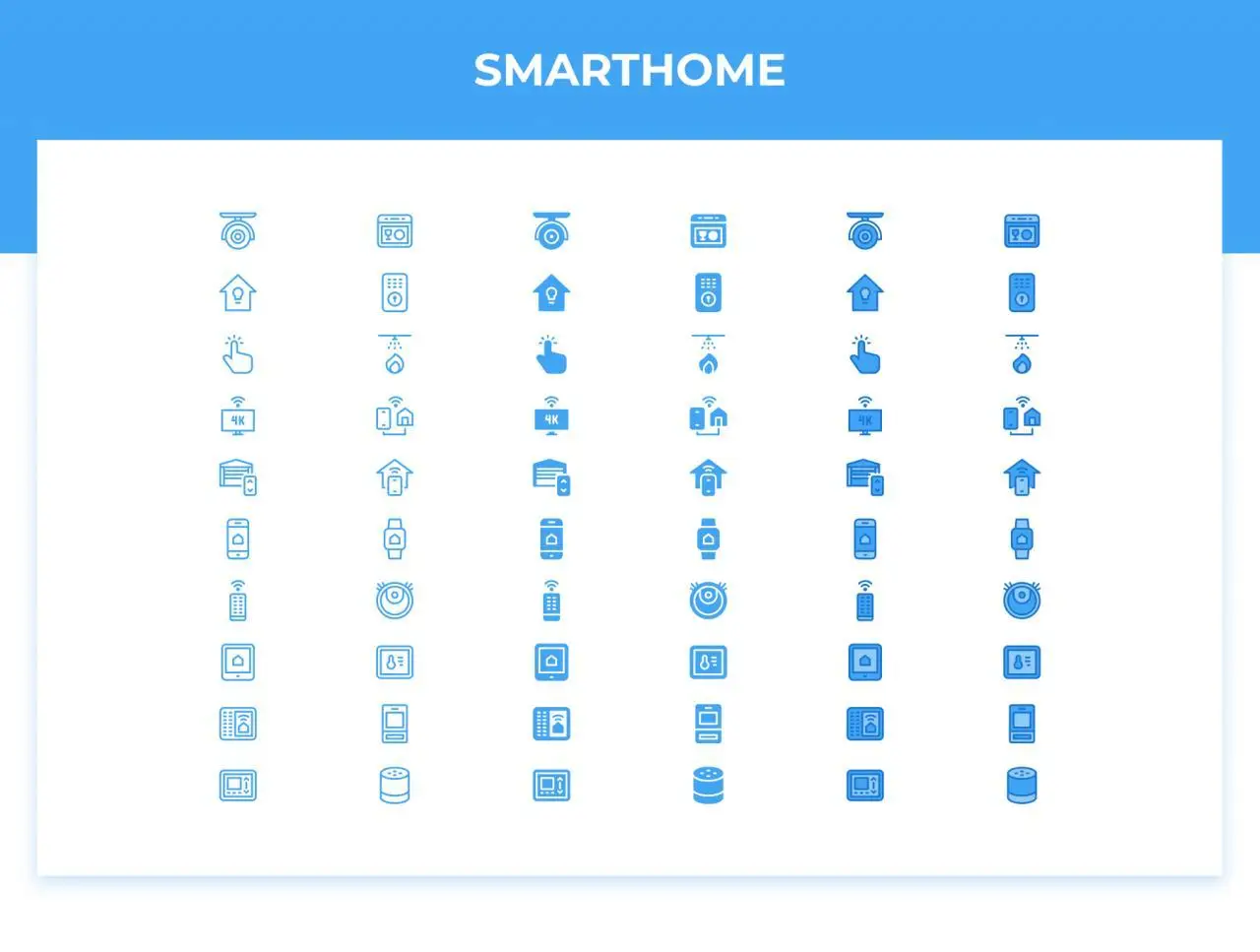 Furniture & Smarthome Icons 多风格家具和智能家居图标-3D/图标-到位啦UI