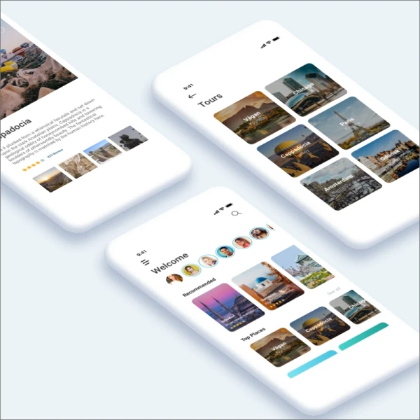 Zeyn Travel Guide UI Kit 旅行指南用户界面套件