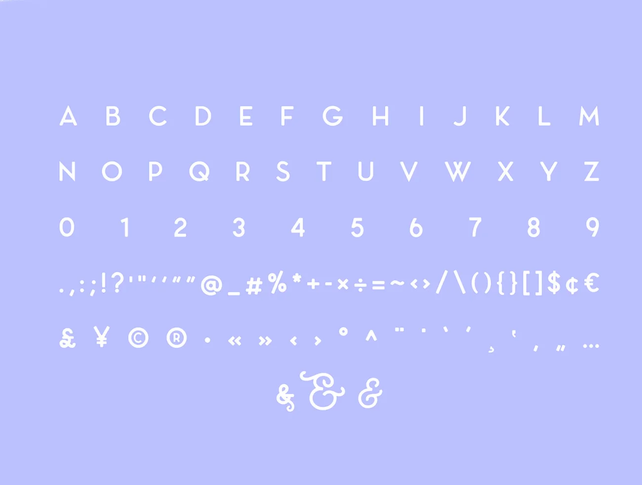 Carino - A Modern Elegant Sans Serif Family of 8 Fonts Carino-一个现代优雅的无衬线字体系列共有8种字体-字体-到位啦UI