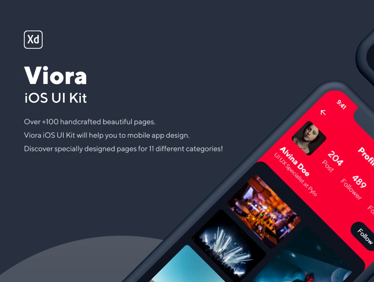 Viora iOS UI Kit 苹果音乐播放器用户界面设计套件-3D/图标、ui套件、应用、播放器-到位啦UI