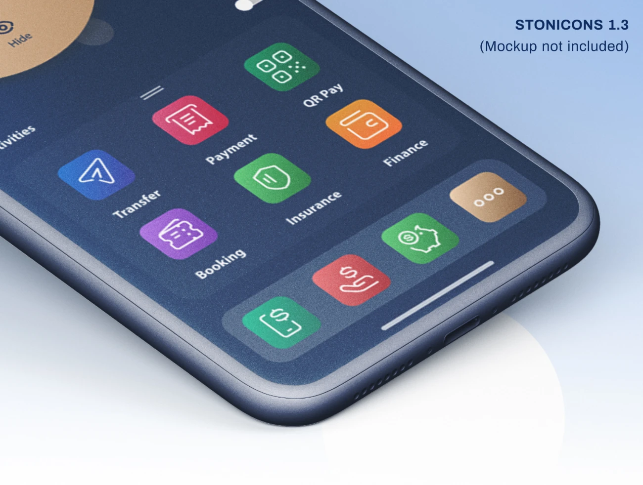 Stonicons 1.3 (1000+) 18大类1000个通用图标适用于iOS安卓web设计-3D/图标-到位啦UI