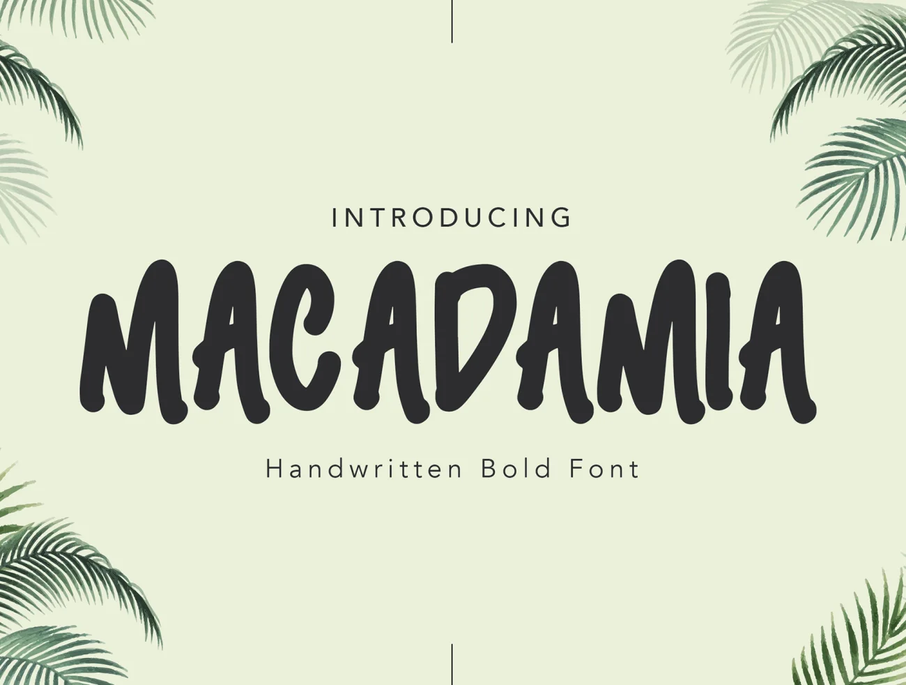 Macadamia Handwritten Font 英文马克笔手写圆润字体-UI/UX、字体-到位啦UI