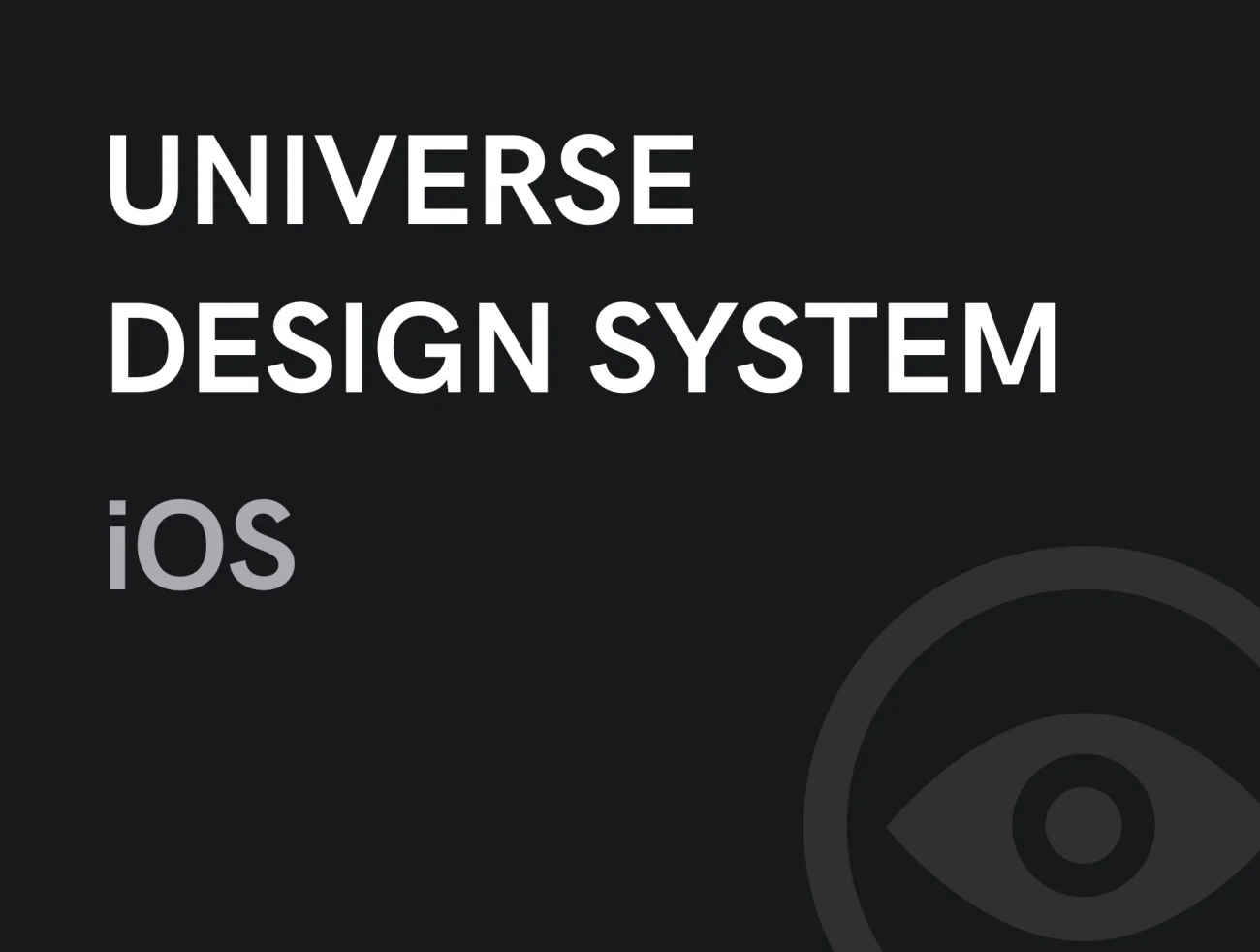 Universe UI Kit for iOS 适用于iOS的UI套件通用标准-UI/UX-到位啦UI