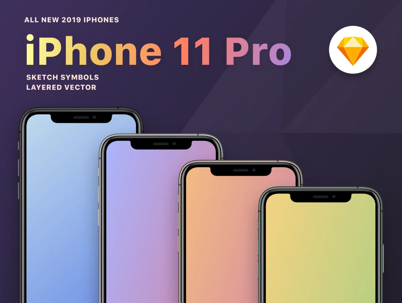 New 2019 iPhone 11 2019新款iPhone 11智能样机-手机模型、手表样机、样机、简约样机、苹果设备-到位啦UI
