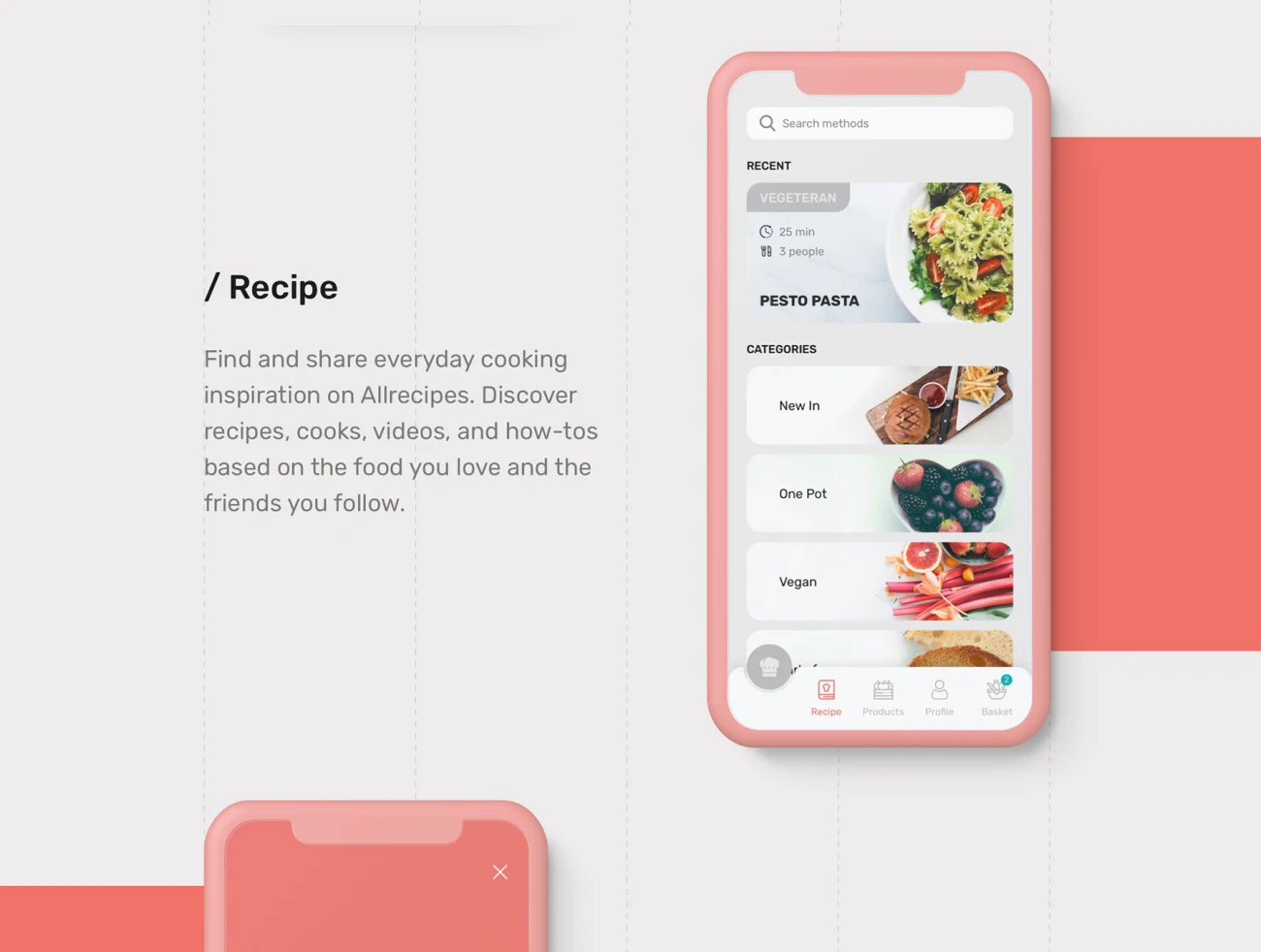 EasyCook Recipes & Groceries UI Kit 40屏美食烹饪食谱用户界面套件-UI/UX-到位啦UI