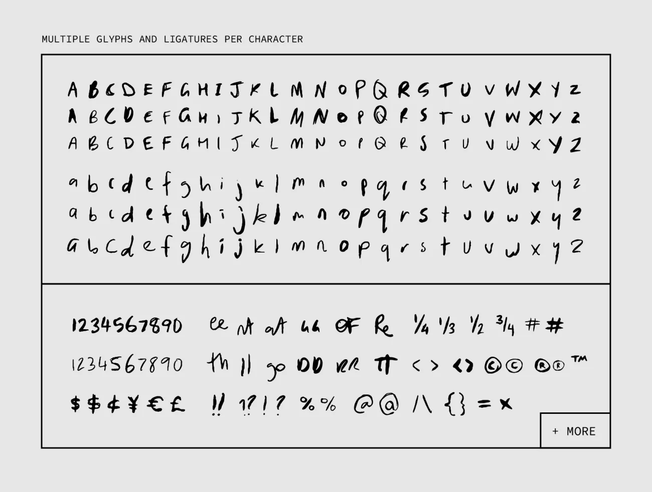 MANIC Erratic Handwritten Font 真实随性凌乱而现实手写英文字体-字体-到位啦UI