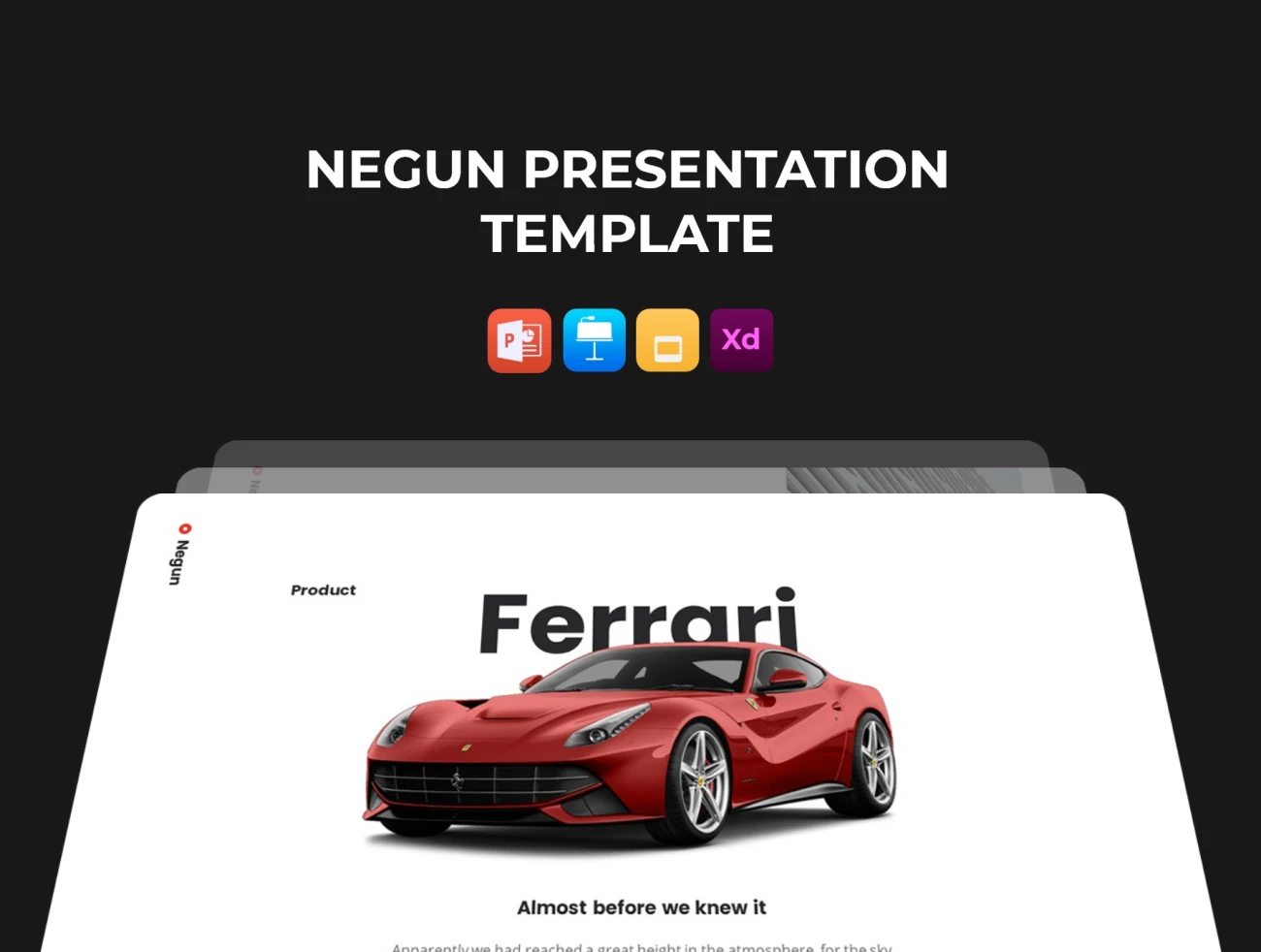 Negun - Smooth Animated Template 100张运用平滑动画的幻灯片模板-PPT素材-到位啦UI