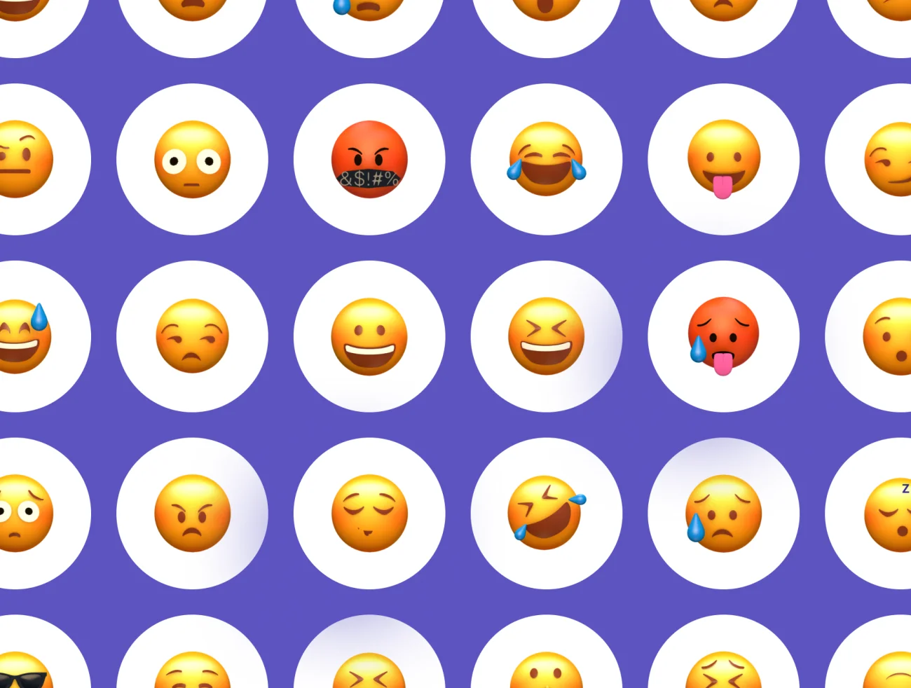 Cartoon Mobile Emoji Phone Pack 70常用3D低面建模卡通表情包合集-3D/图标-到位啦UI