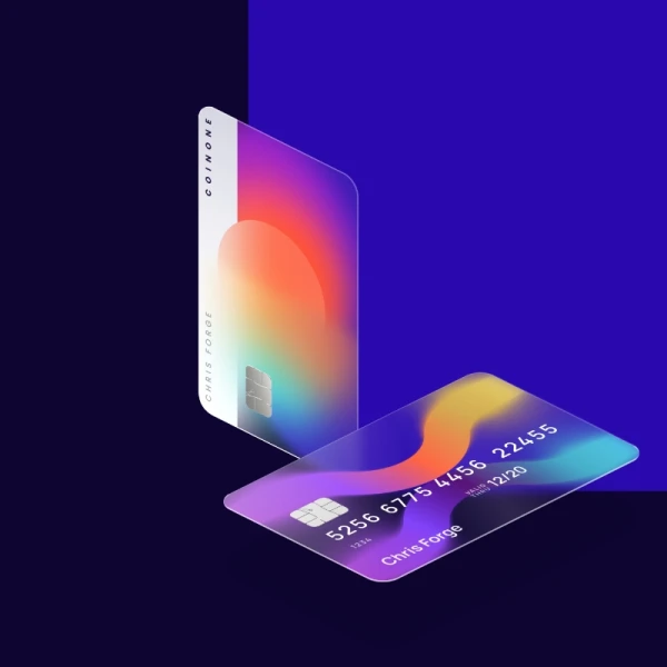 3D Translucent Credit Cards Mockups 信用卡9个角度展示样机