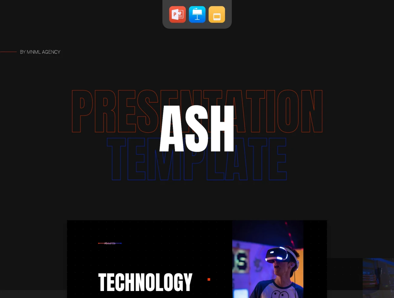 Ash - Smooth Animated Template 110款丝滑页面加载动效PPT模板合集-PPT素材、素材专辑-到位啦UI