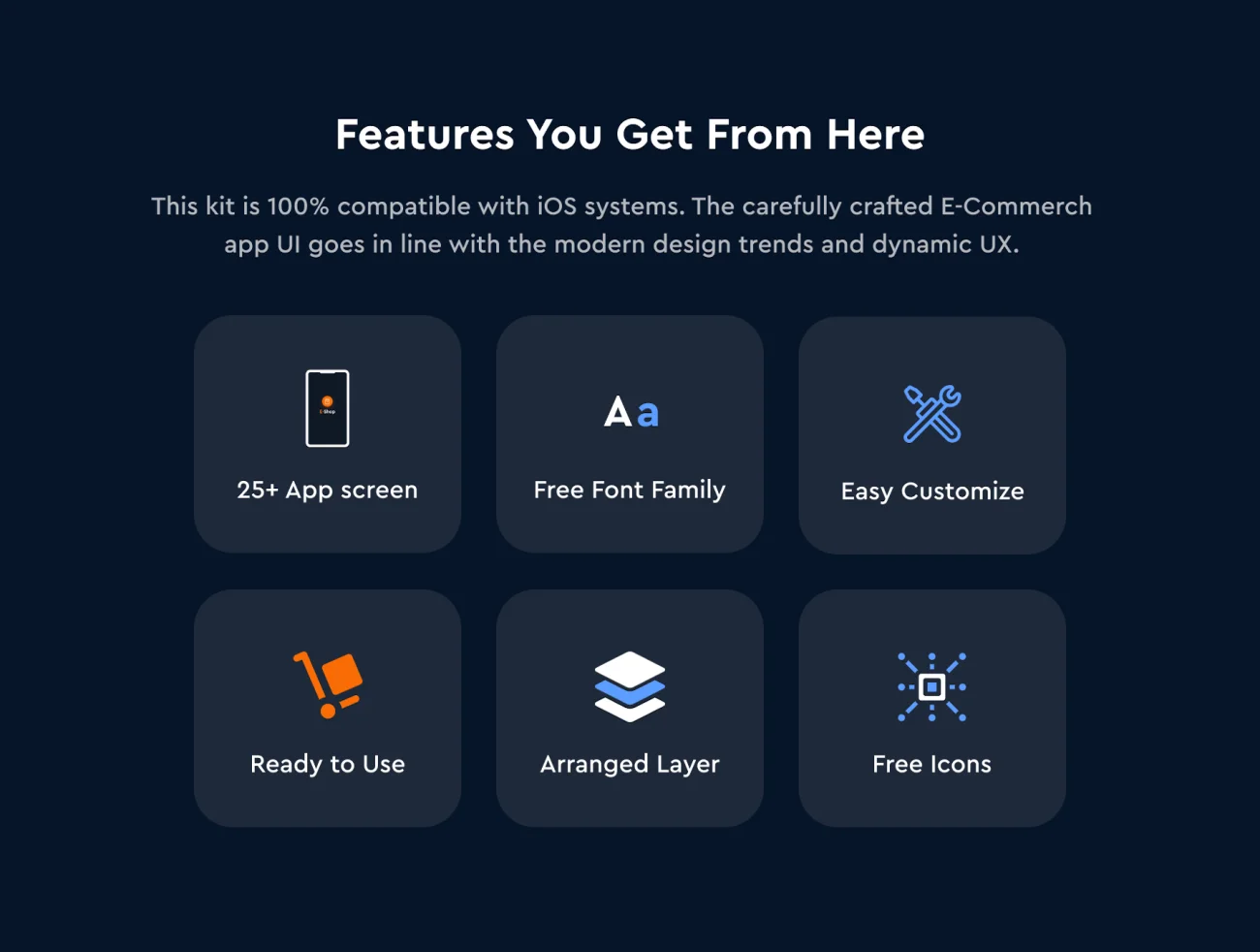 E-Shop - eCommerce Mobile App UI KIT 25屏电商网购应用设计套件-UI/UX、ui套件、付款、图表、应用、支付、网购、表单、详情-到位啦UI