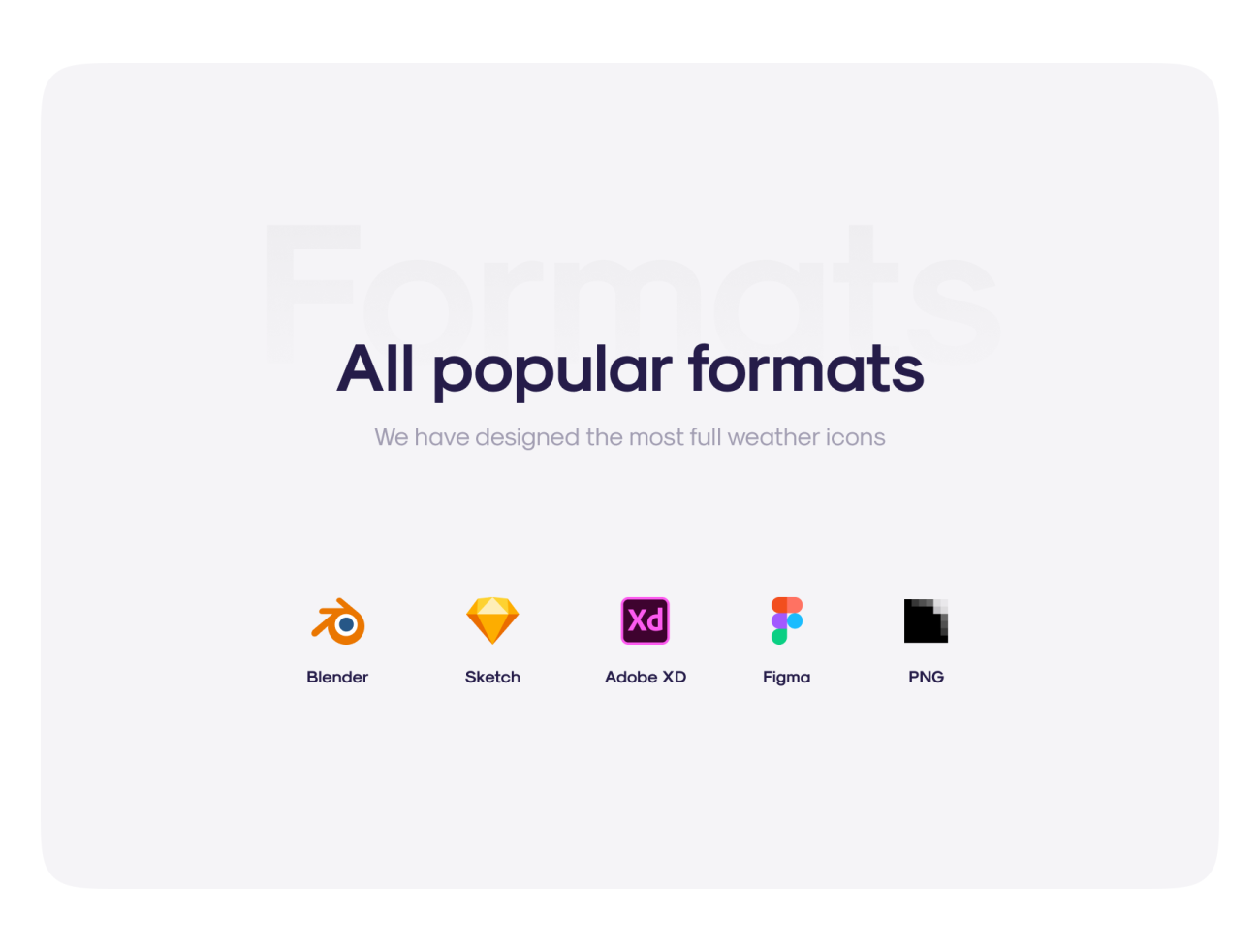 Weatherly 3D icons - 50+ Weather icons 50多个天气3D图标合集-3D/图标-到位啦UI