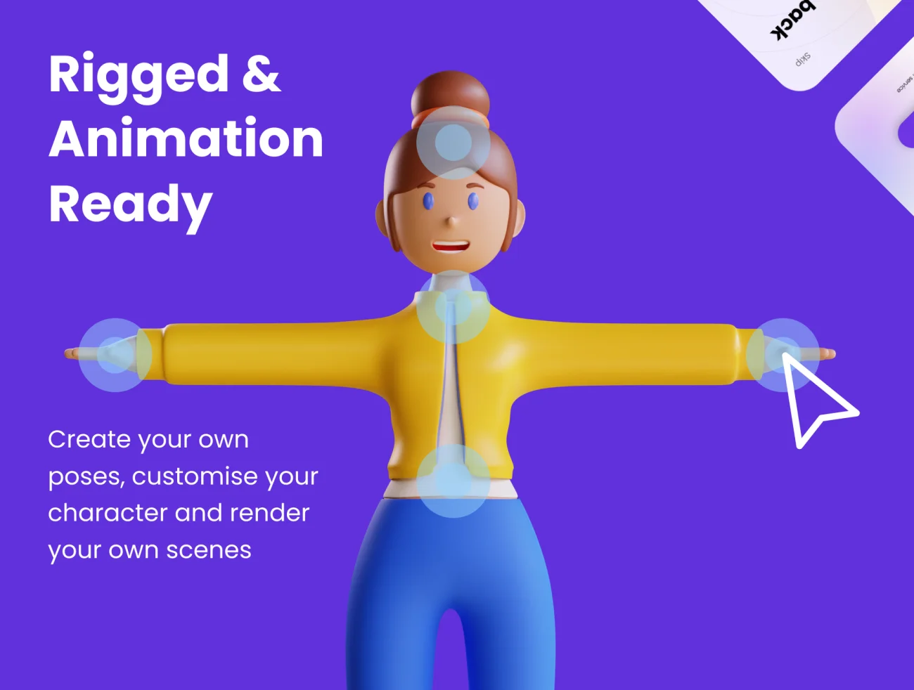 3D Web Illustration Character Pack-3D/图标、人物插画、场景插画、学习生活、插画、插画风格、教育医疗、概念创意、社交购物、职场办公、趣味漫画、运动健身-到位啦UI