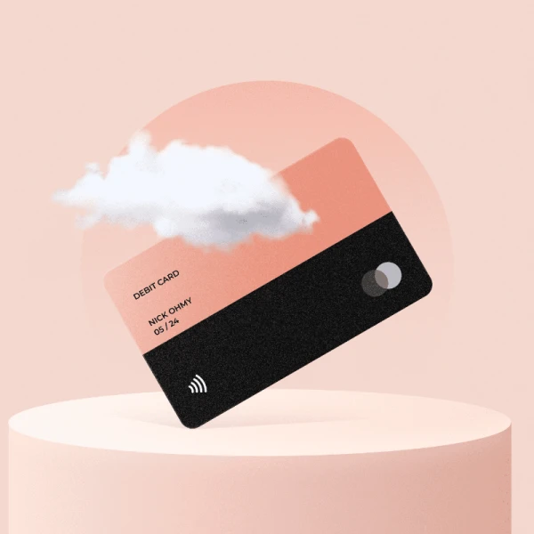 Glossy Bank Card Kit 半透明毛玻璃轻拟物风格银行卡figma样机套件