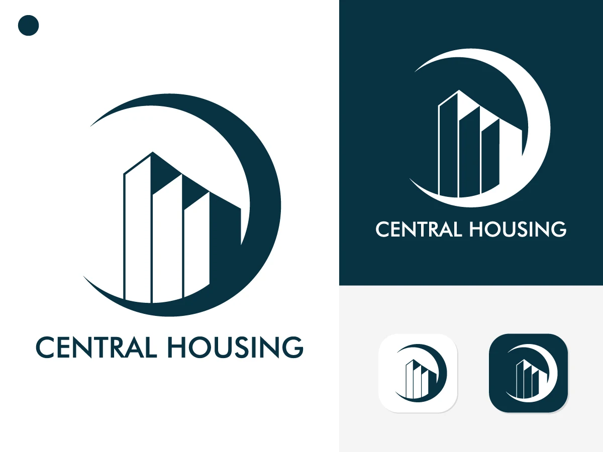建筑公司房地产公司logo标志设计模板-品牌VI、图案设计-到位啦UI