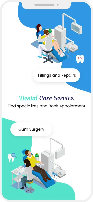 牙科诊所咨询预约服务手机应用xd设计模板dental clinic consultation and appointment booking service mobile app ui kit-UI/UX-到位啦UI