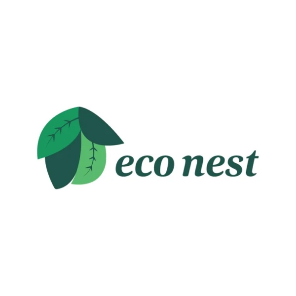 eco nest logo design template	生态巢logo标志设计模板