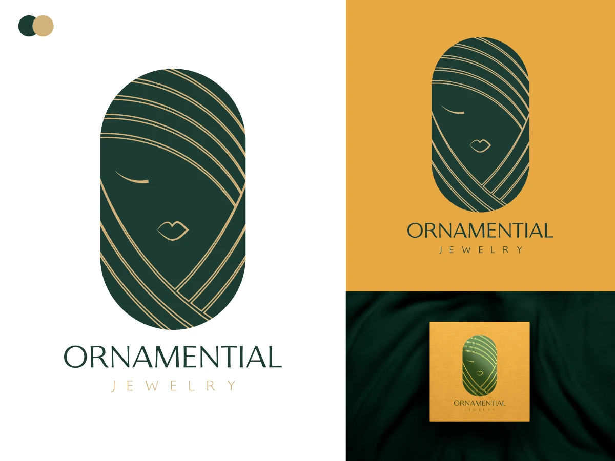 ornamential logo template design	装饰设计标志logo设计模板-品牌VI、图案设计、设计元素-到位啦UI