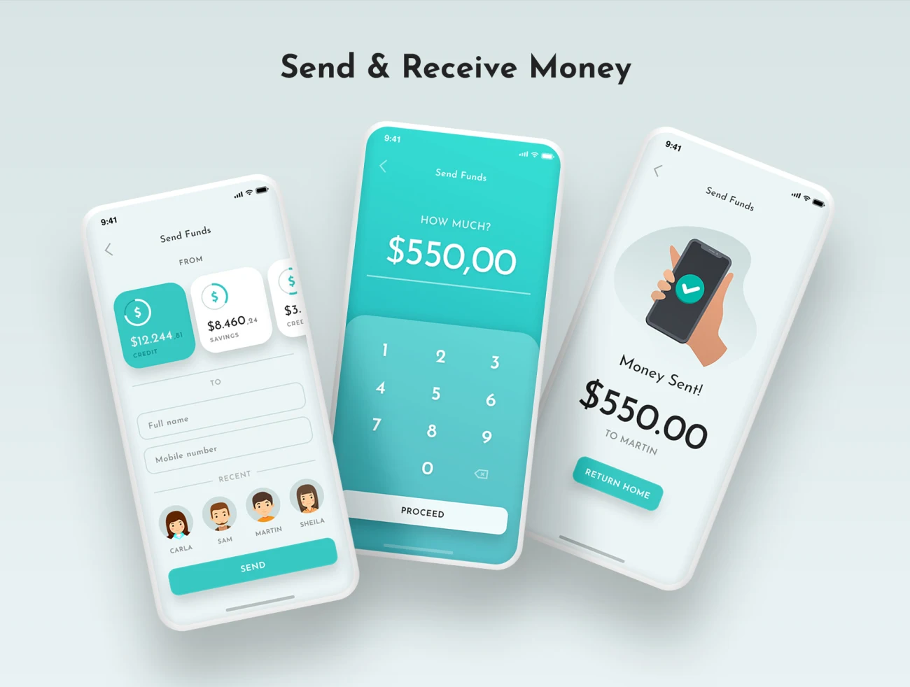 30屏精美电子钱包金融理财应用UI设计套件 Elya – Wallet App UI Kit插图3
