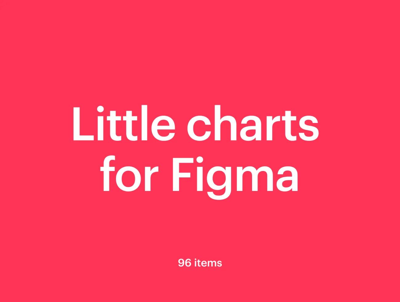 96款可调整大小的数据图表设计合集明暗色调 Little Charts for Figma插图1