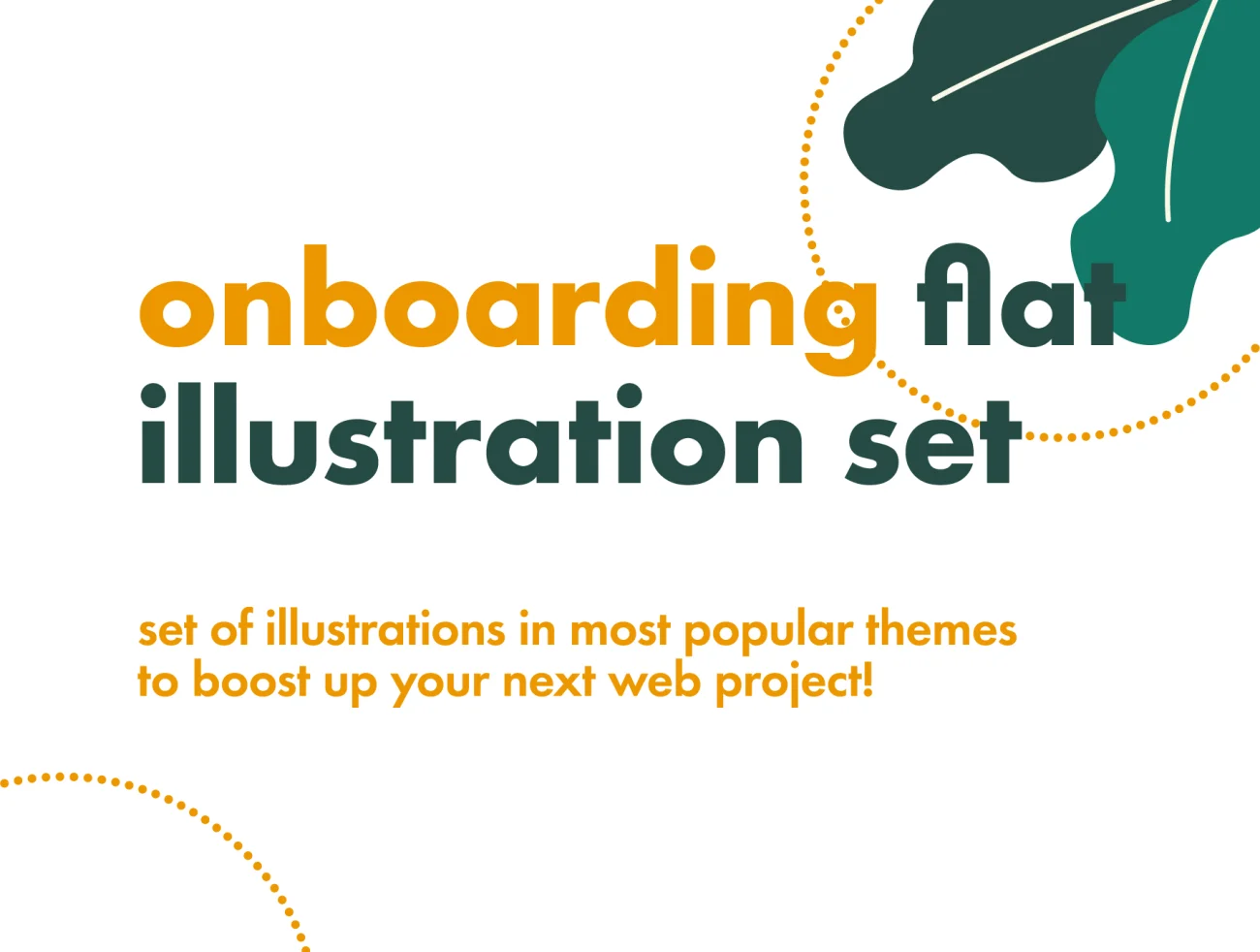 9款多彩扁平化登录页空状态页插图工具包 Onboarding Flat Illustration Pack插图1
