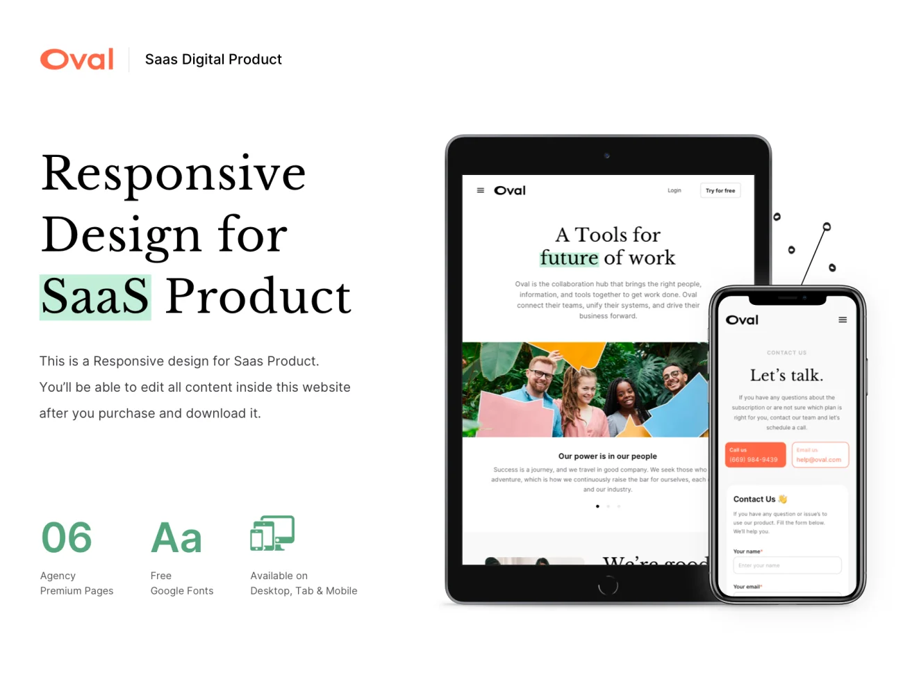 6款SaaS平台网站优质登陆页面设计模板 Oval SaaS Platform Website Design vol. 2插图3