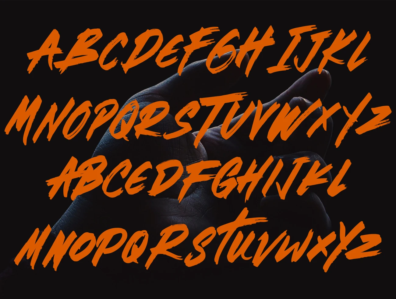 时尚笔刷力量冲击感手写英文字体 Brotherhood – Brush Script Font插图5