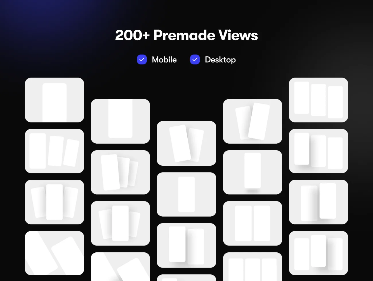 200套预设样机展示模板支持dribble behance Instagram Fiverr Showtli – Ultimate Smart Mockup Templates Kit插图5