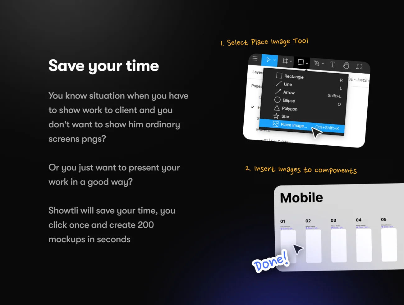 200套预设样机展示模板支持dribble behance Instagram Fiverr Showtli – Ultimate Smart Mockup Templates Kit插图9