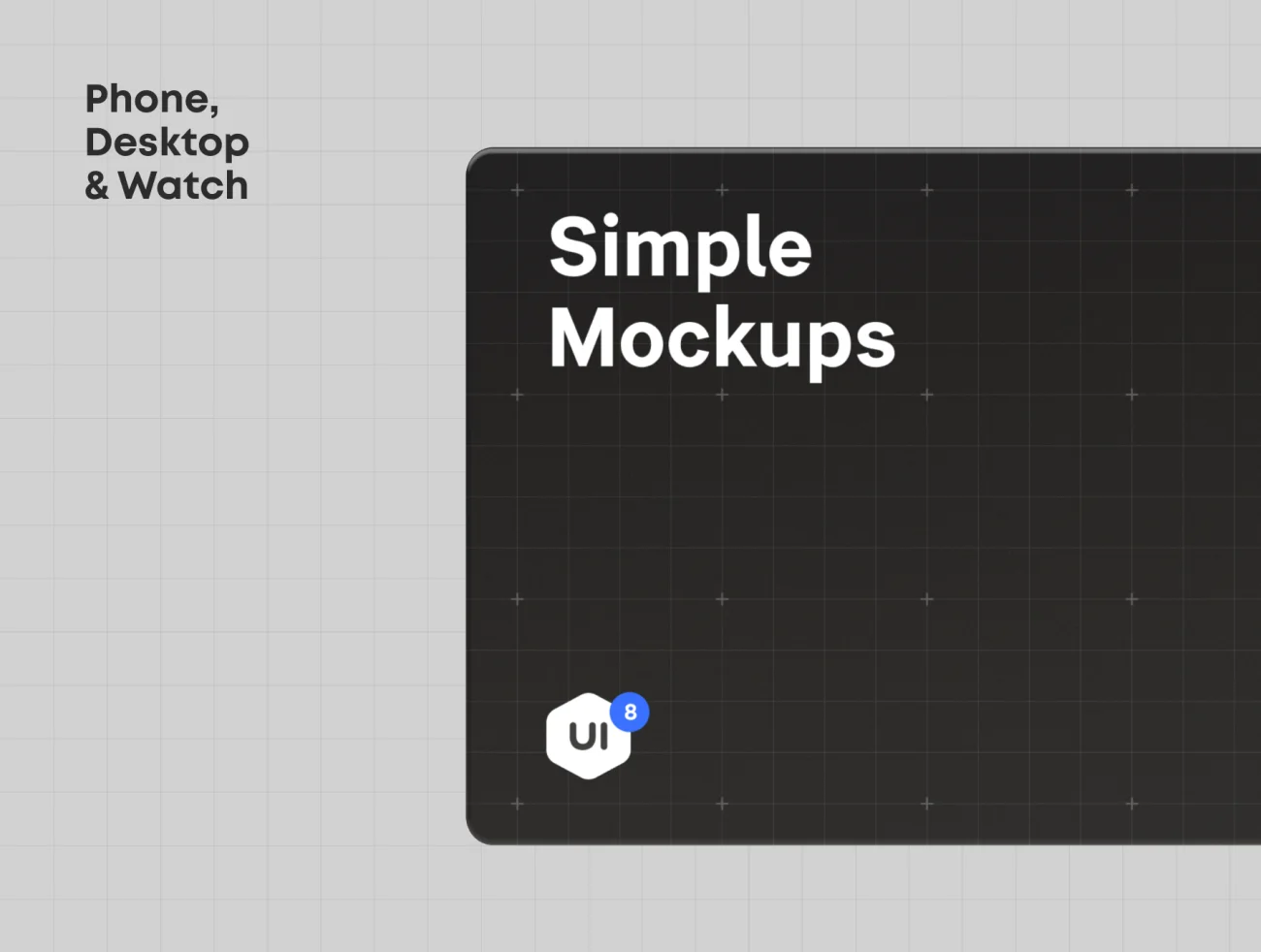 17套预设手机平板电脑手表动态样机展示包 Simple Mockups 2.0插图3