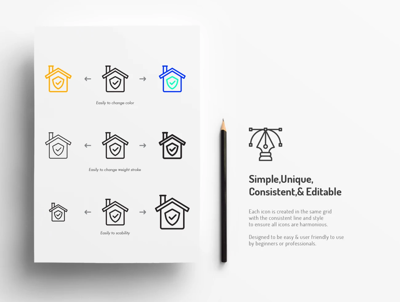 200款智能家居安防监控语音识别图标合集 Smart Home Icons插图3