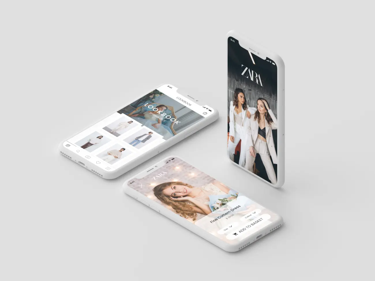 zara shopping app ui kit潮流服饰电商应用设计模板插图3