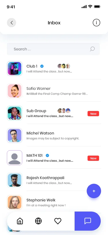 语音文字社交应用图片视频分享app应用UI设计模板 social app插图5