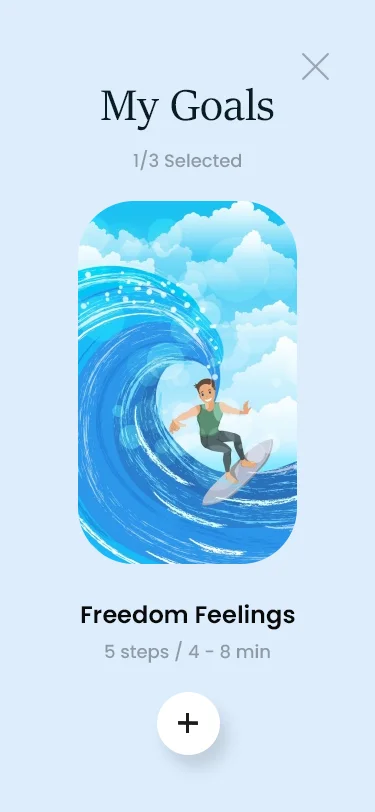 冥想锻炼放松精神应用UI设计exercise app concept插图5