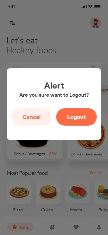 食品应用程序地址购物车屏幕food app address cart screens插图7