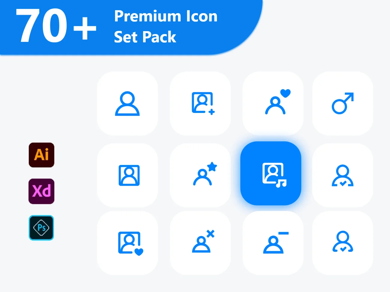 高级图标集包v4品牌徽标图标集Premium Icon Set Pack v4  Brand Logo Icon Set插图1