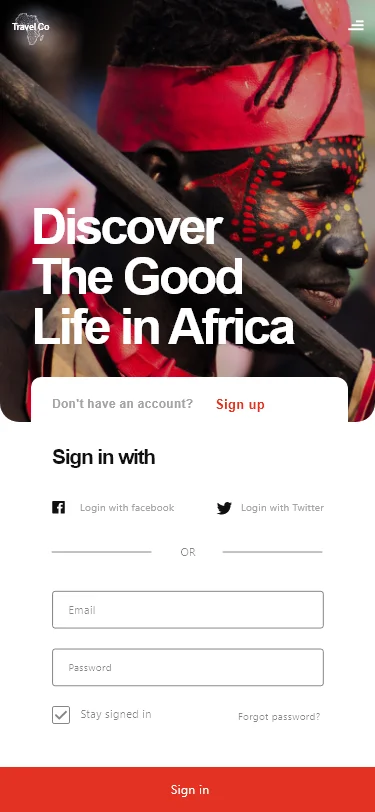 非洲旅游应用UI设计套件 africa travel app插图11