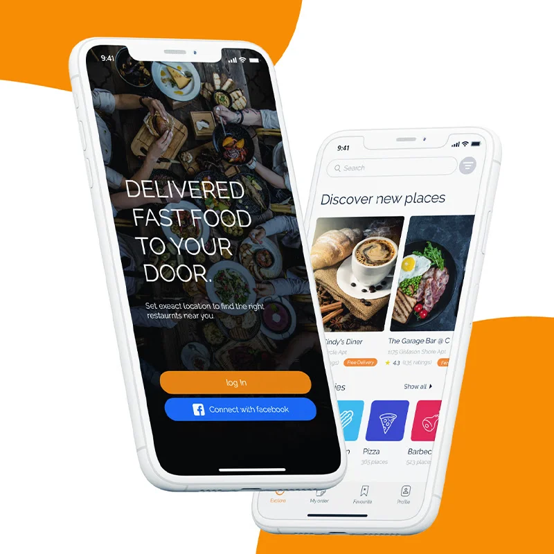 24屏外卖送货快餐食品应用程序UI套件 DELIVERED FAST FOOD App UI Kit插图13