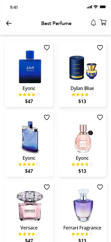 香水香氛电子商务网购应用UI设计套件 perfume online store ios uikit v3 ecommerce app-UI/UX、ui套件、付款、应用、网购、详情-到位啦UI